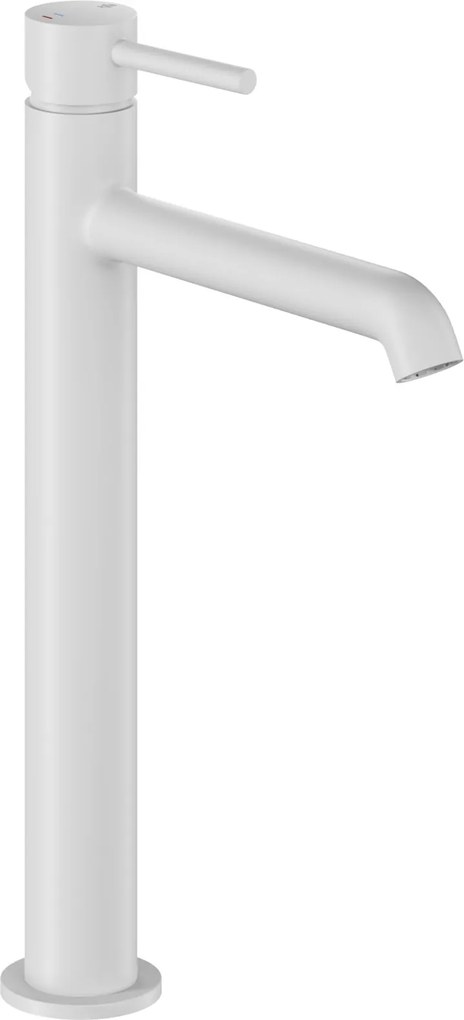 Kfa Pultra Szerelhető Mosdócsaptelep Moza Mini 25 MM Click Clack, Matt Fehér