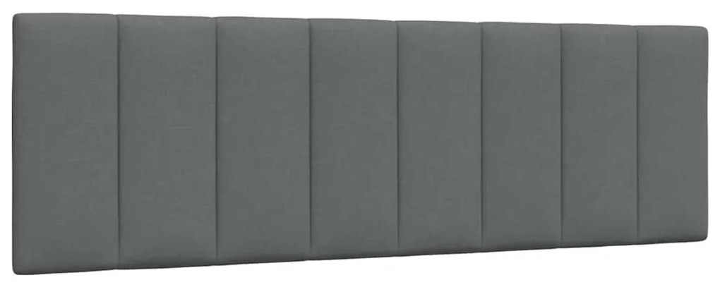 sötétszürke szövet ágykeret matrac nélkül Hanko 160 x 200 cm