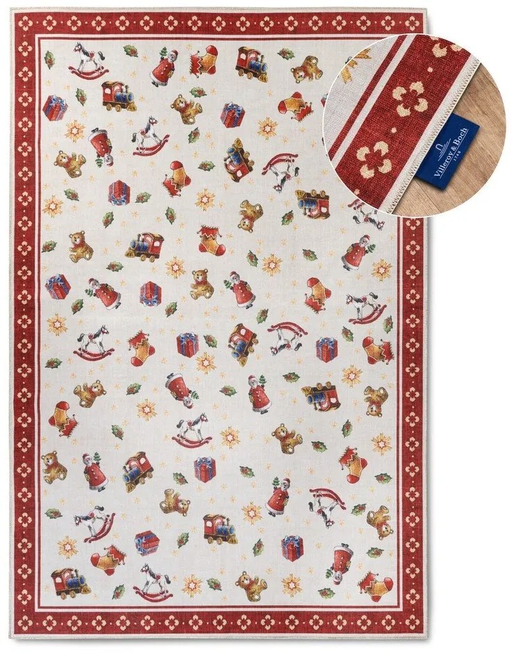 Piros szőnyeg karácsonyi mintával 160x230 cm Red Christmas – Villeroy&amp;Boch