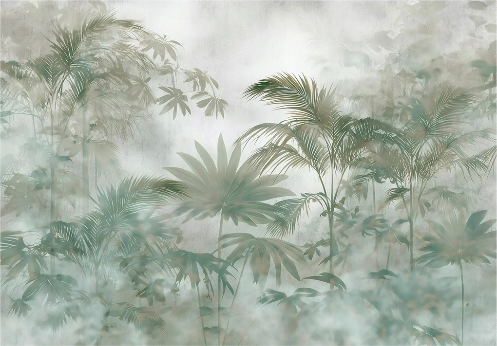 Fotótapéta Dzsungel Loft Erdő Beton Természet Falra Hálószoba Nappali 350x250