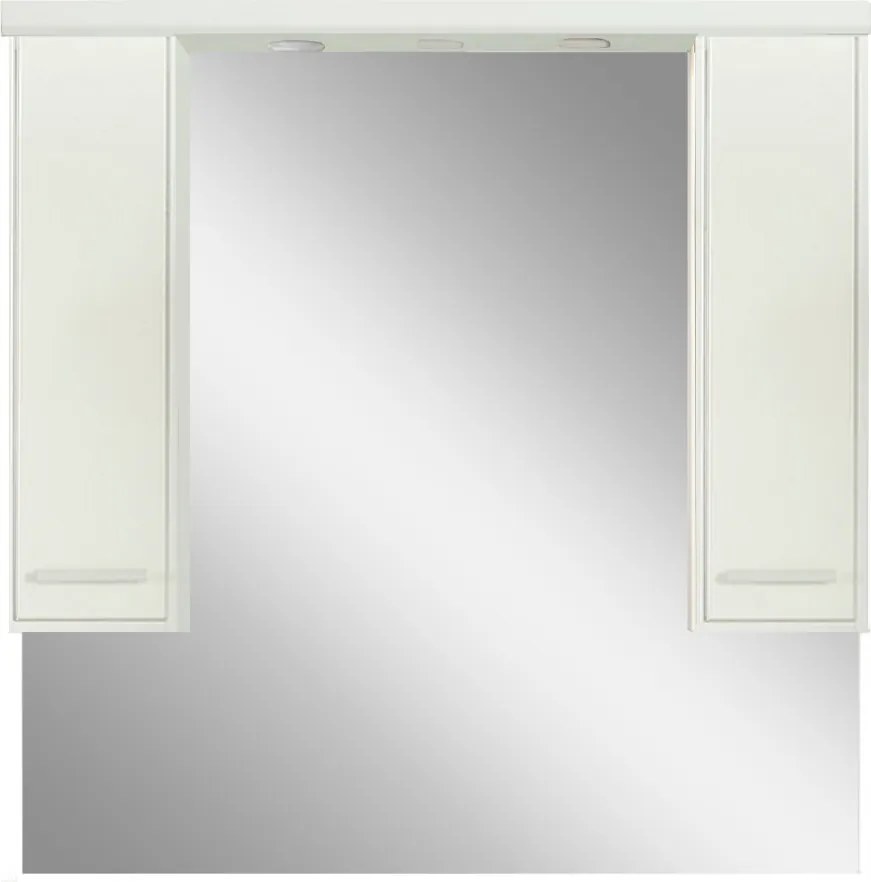 Nerva 105 cm-es tükrös felsőszekrény fehér