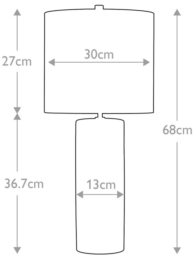 Elstead Lighting FULWELL FULWELL-TL Asztali lámpa 1x60W/E27
