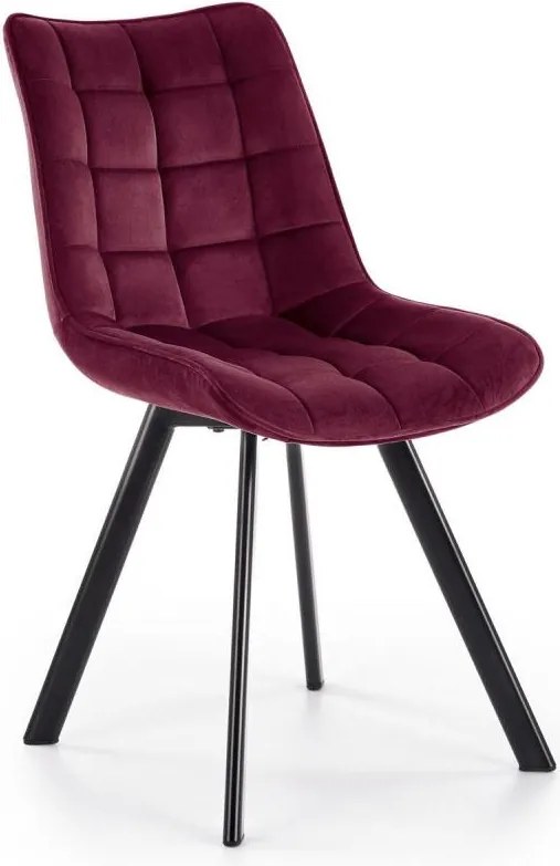 Étkezőszék COMORO 1 db sötétvörös