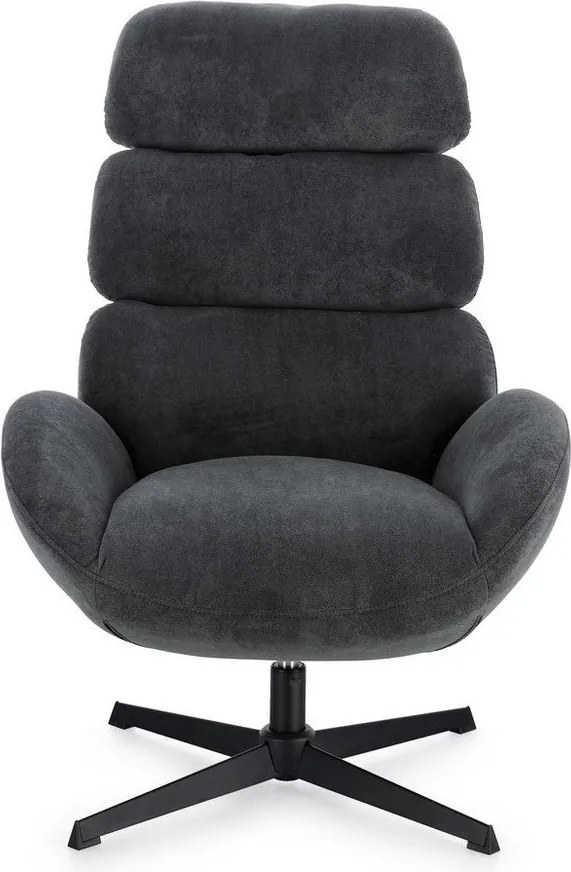 Fekete forgó fotel Violante – Bizzotto