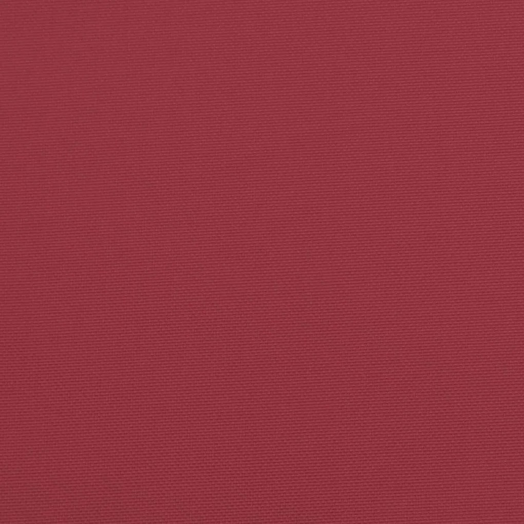 bordó oxford szövet raklappárna 60x60x9,5 cm