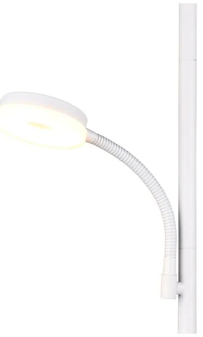 Fehér LED állólámpa (magasság 178 cm) Specter – Trio
