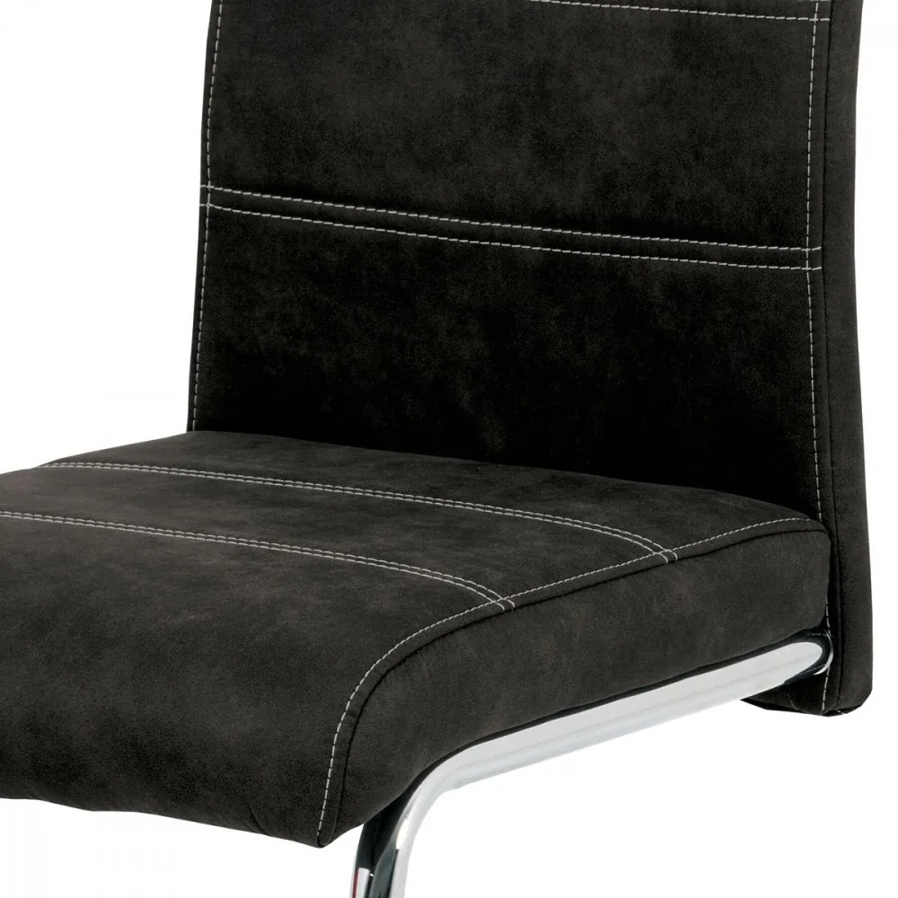 Scaun modern cu baza Sled Culoare negru Hc-483