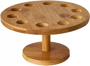 Állvány bambusz tálca fingerfood átm. 18 cm, 1 db