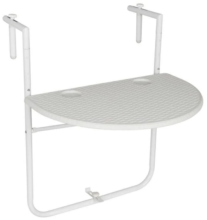 GARTHEN Kerti lógós asztal fehér