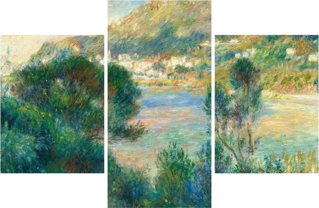 Kép - Auguste Renoir, View of Monte Carlo from Cap Martin, reprodukciók (90x60 cm)