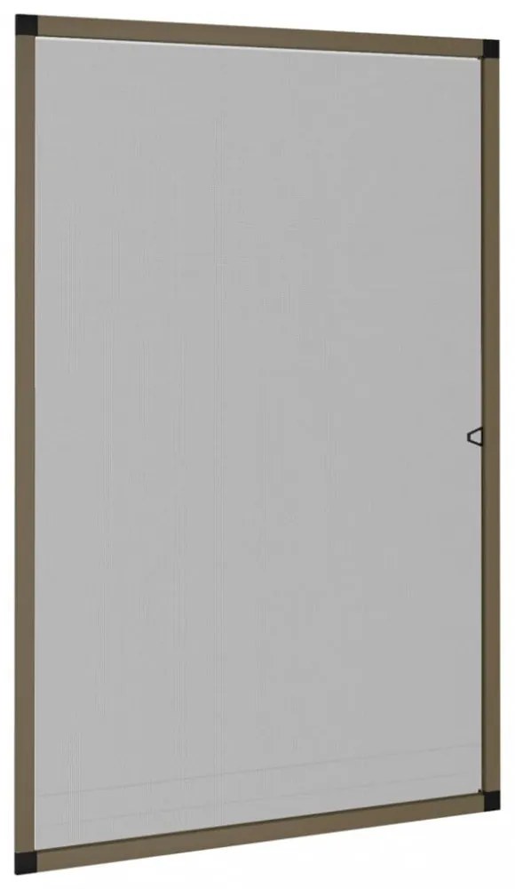 barna ablakszúnyogháló 80 x 120 cm