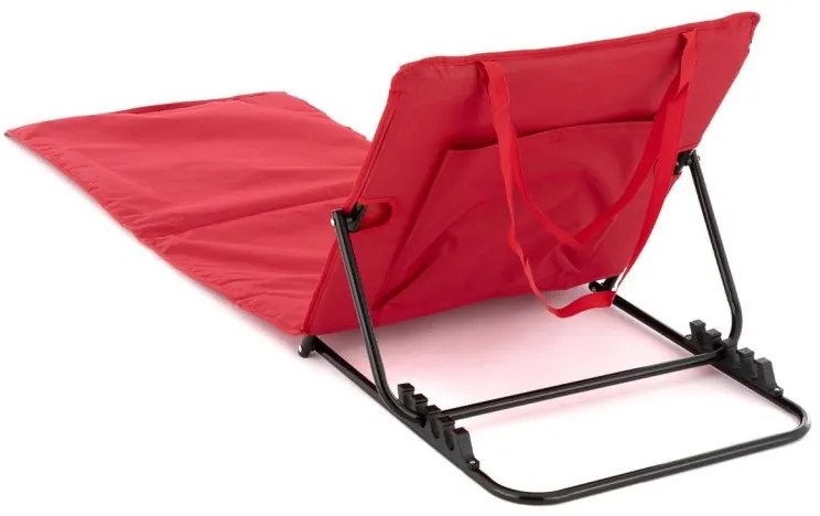 Állítható nyugágy GARTHEN - piros