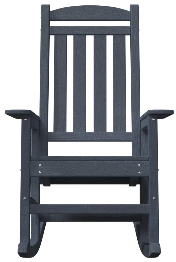 Kerti Hintaszék 2 db Tengerészkék 70x92x107.5 cm HDPE