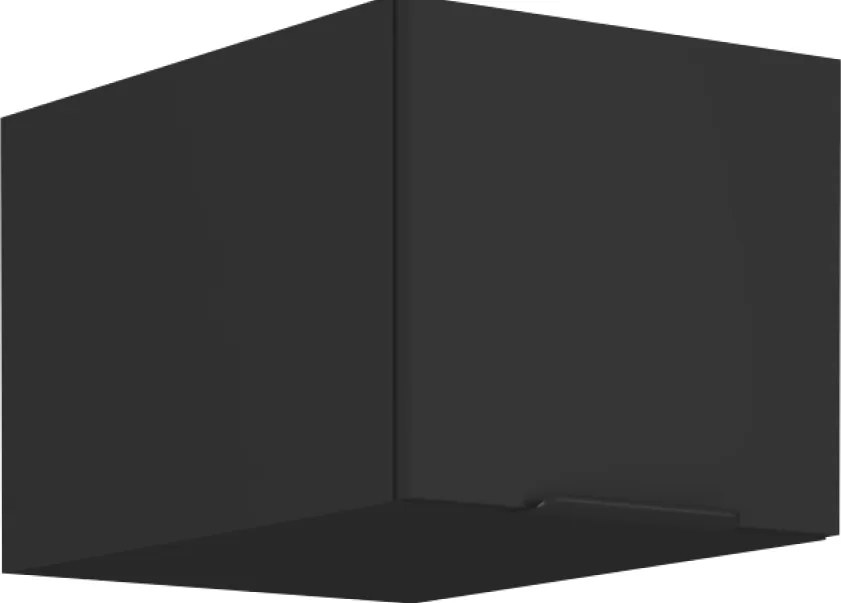 Felső szekrény, fekete, SIBER 40 NAGU-36 1F