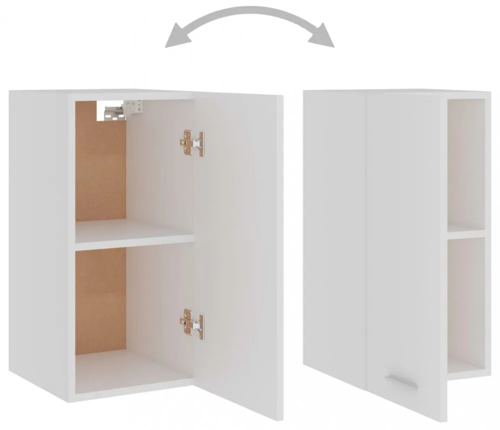 “Lyon” fehér szerelt fa függő szekrény 29,5 x 31 x 60 cm