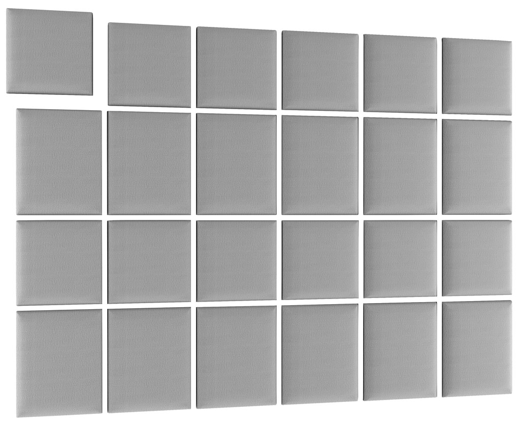 Kárpitozott panel 24 db.  Quadra 240x180 cm (világosszürke). 1052017