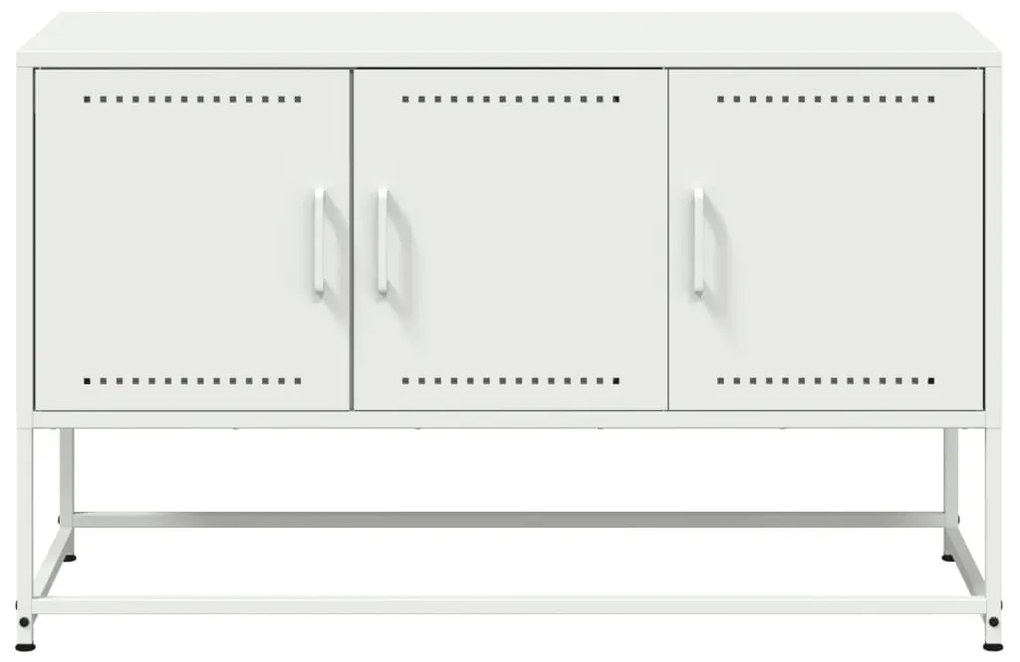 fehér acél TV-szekrény 100,5x39x60,5 cm