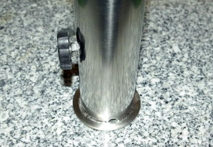 Napernyőtalp gránit/rozsdamentes acél 25 kg