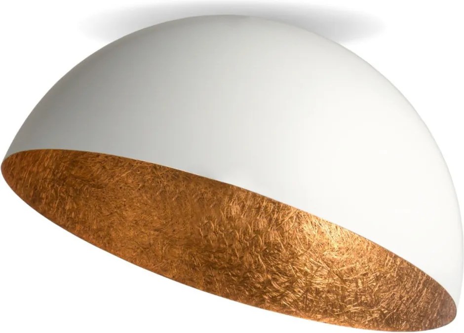 SIGMA 32462 SFERA Glamour Mennyezeti Lámpa Fehér, Réz E27 IP20