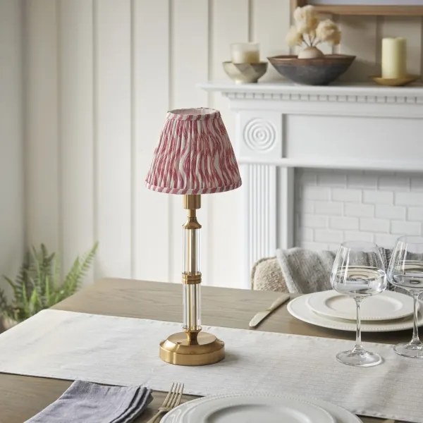 Endon 114842 - LED Dimmelhető Asztali lámpa tölthető MORTON LED/1,5W/5V réz/rózsaszín