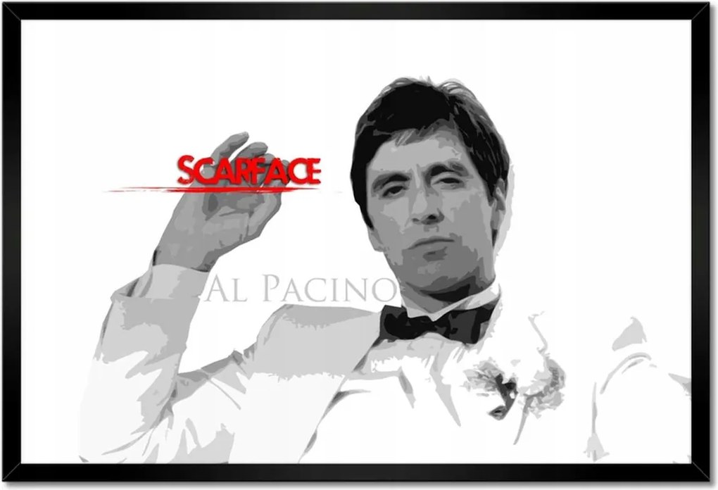 Poszterek keretben 60x40 A sebhelyesarcú