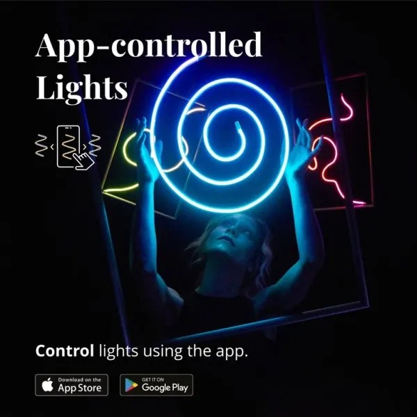 Twinkly TWFL200STW-WEU - LED RGB Dimmelhető szalag FLEX 200xLED 2 m Wi-Fi