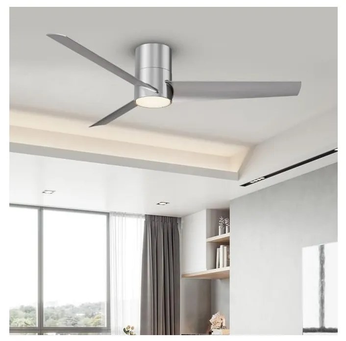 ZEVENTI ZEVENTI - BARROSA LED mennyezeti ventilátor 18W 230V Wi-Fi Tuya + távirányító ZV0008