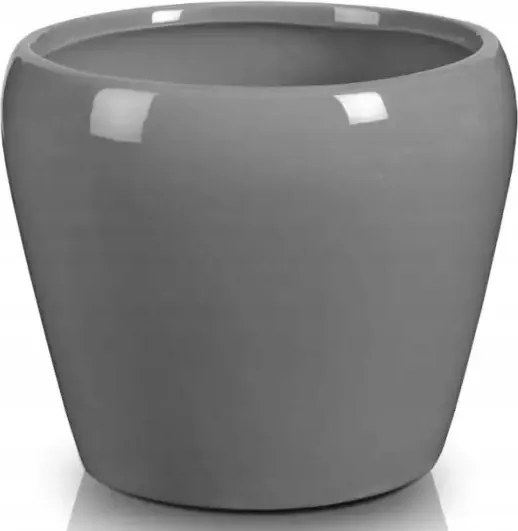 Kerámia Cserép Virágtartó Szürke 12,5CM