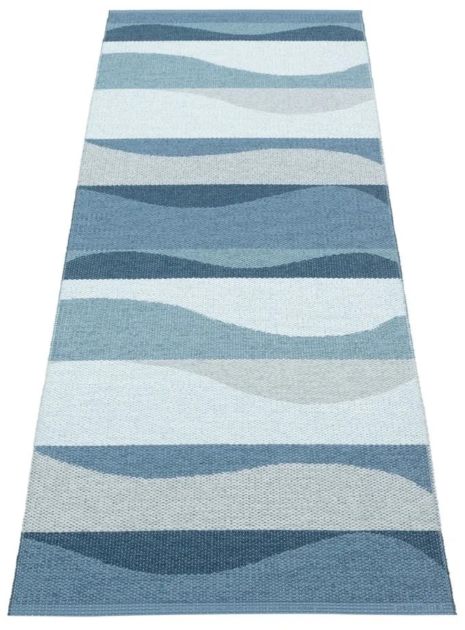 Kék kültéri-beltéri futószőnyeg 70x200 cm Urvi Water – Pappelina