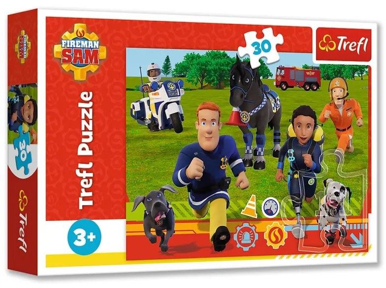 Gyerek puzzle - Fireman Sam II. - 30 db