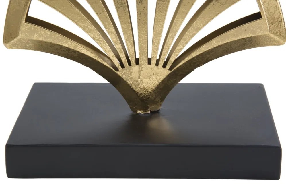 Háromlevelű szobor 23,5x10x44cm