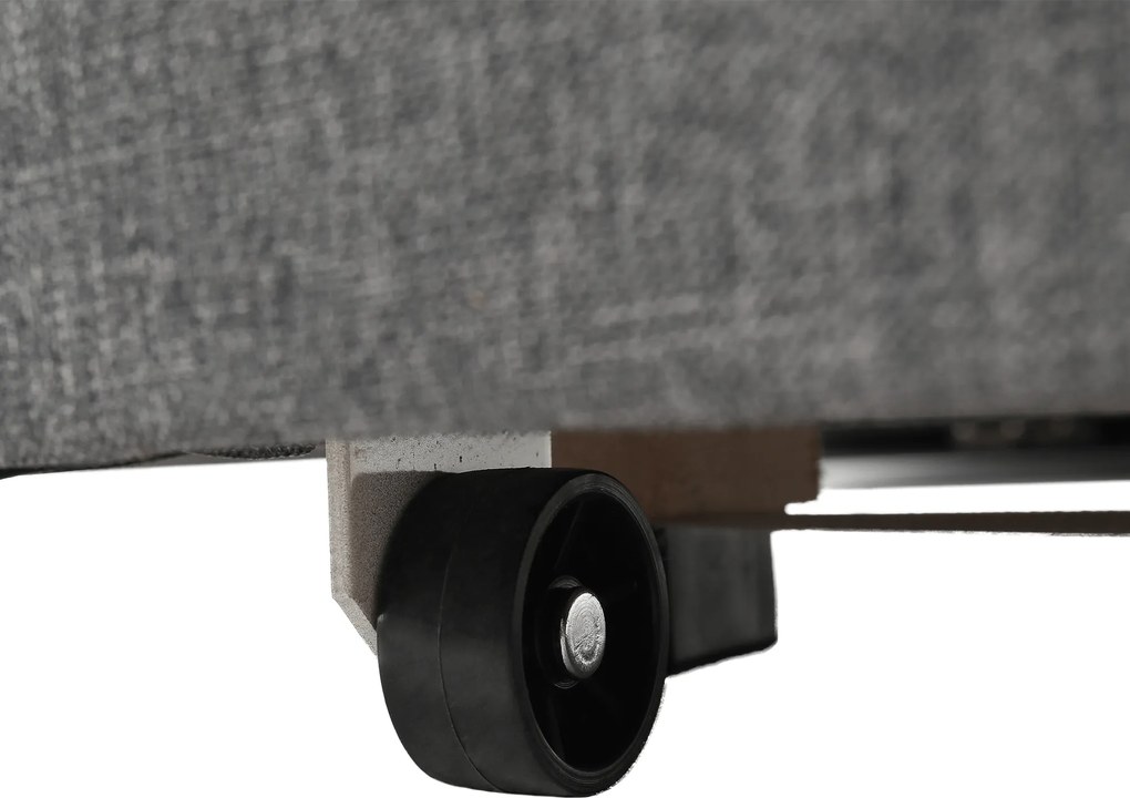 Sarok ülőgarnitúra, szürke, SEGORIA LUX