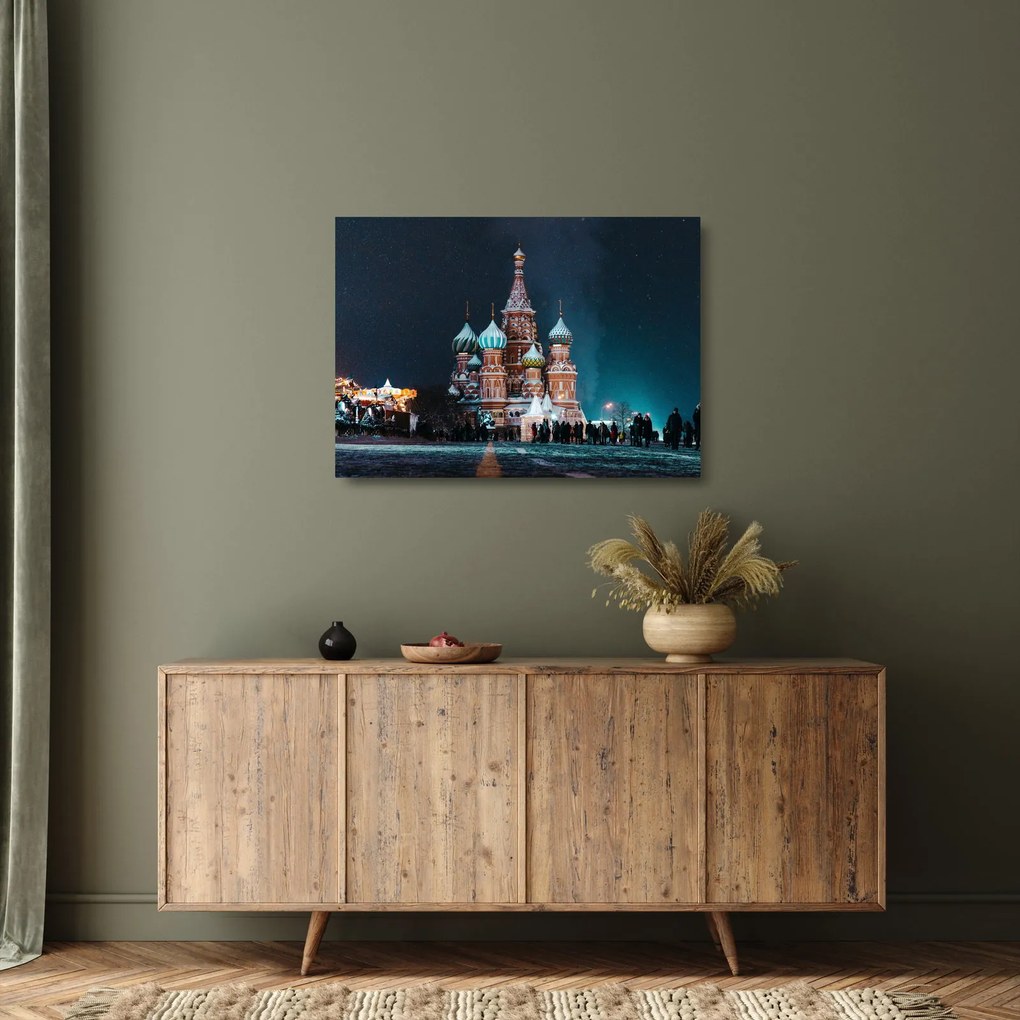 Szerkezet képe Oroszországban (üvegen) (70x50 cm)