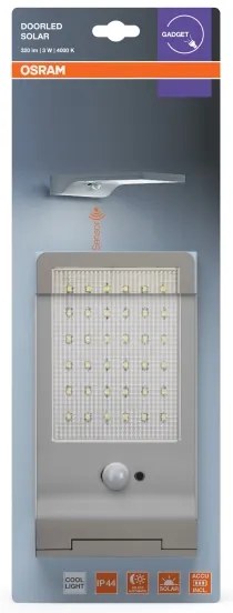 Osram - LED napelemes fali lámpatest érzékelővel DOORLED LED/3W/3,3V IP44