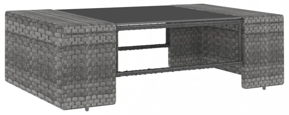 6 részes szürke polyrattan kerti ülőgarnitúra