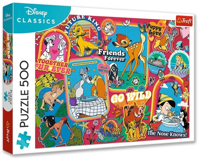 Puzzle - Disney friends - 500 db