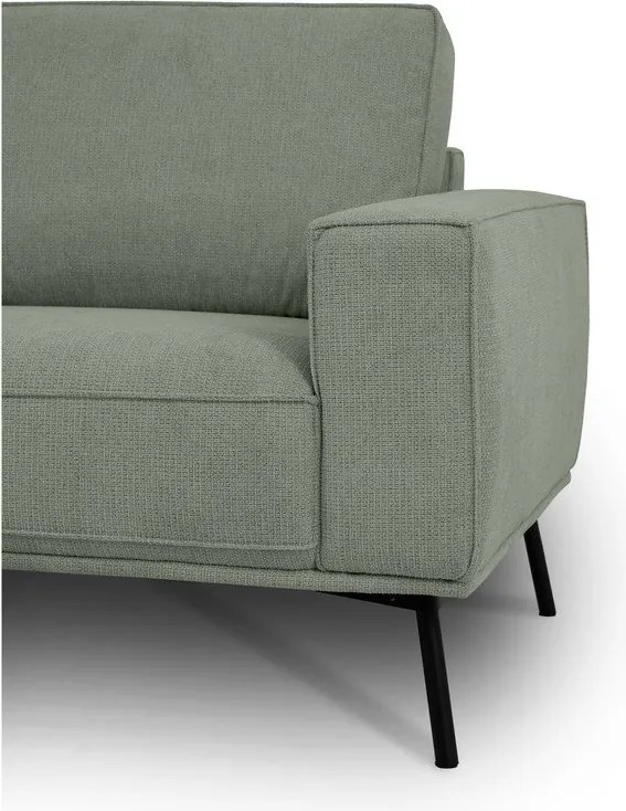 Zöld zsenília sarokkanapé (bal oldali-L alakú) Amsterdam – Scandic