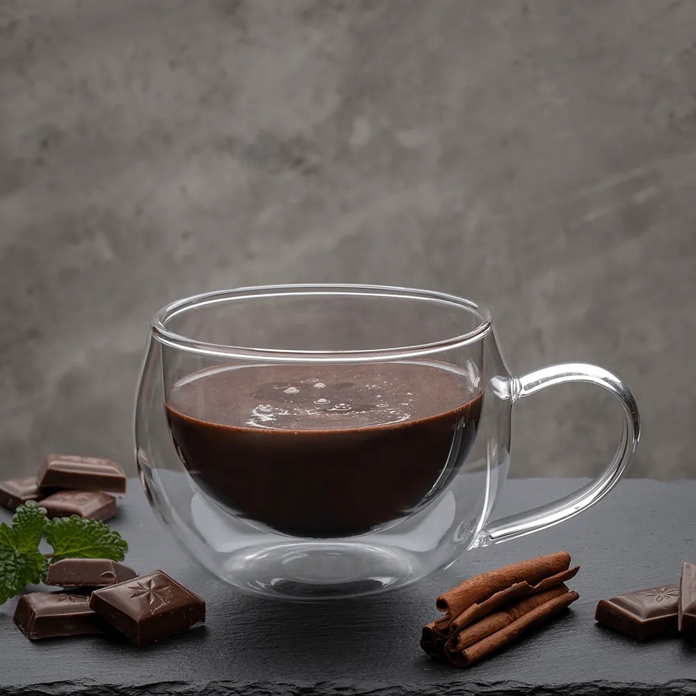 Thermo cappuccino pohár csésze, 2db, 280ml, HOTCOOL TYP 1
