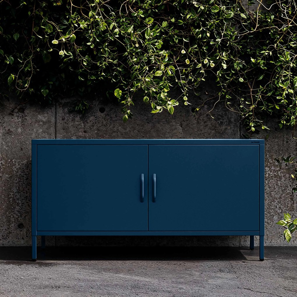 TV-szekrény lábakon ROSA, 1150 x 595 x 400 mm, Modern: sötétkék