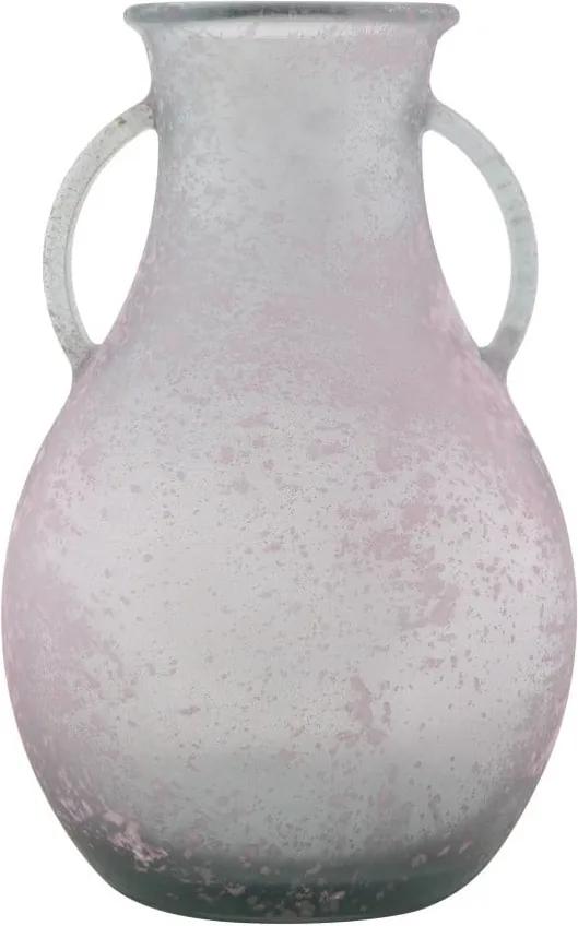 Anfora rózsaszín újrahasznosított üveg váza, ⌀ 32 cm - Mauro Ferretti