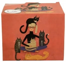 Cicás porcelán bögre díszdobozban Cindy & Kitties