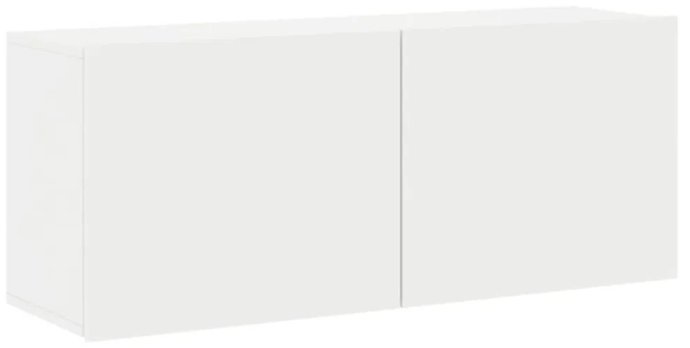 fehér falra szerelhető TV-szekrény 100 x 30 x 41 cm