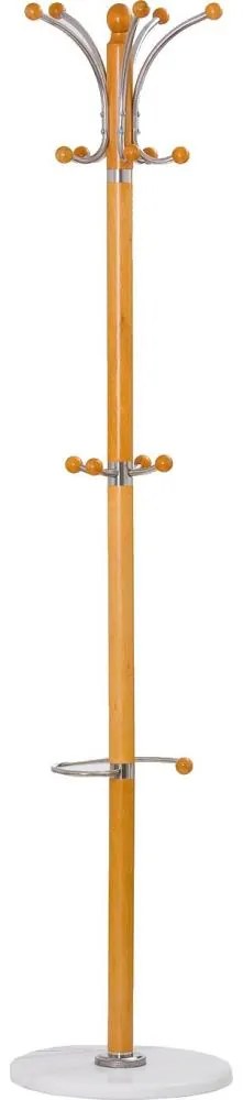 Kabáttartó 185x38 cm barna