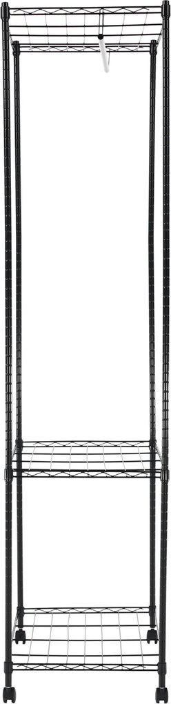 Mozgatható akasztó, fekete, VERDONE