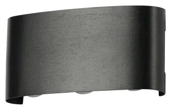 Brilagi - LED kültéri fali lámpatest FLAREBOX LED/6W/230V fekete IP65