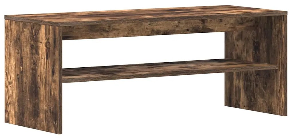 füstös tölgy színű szerelt fa TV-szekrény 100 x 40 x 40 cm