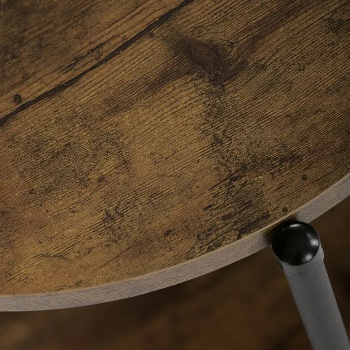 Dohányzóasztal/Tálaló asztal Öregtölgy színben MDF-ből.