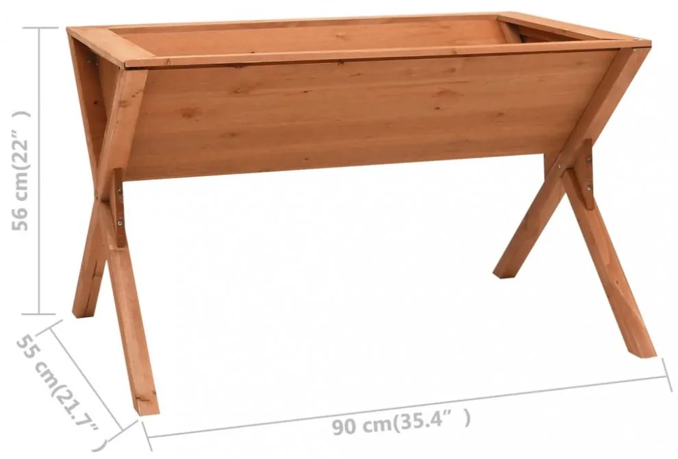 fenyőfa ültető 90 x 55 x 56 cm
