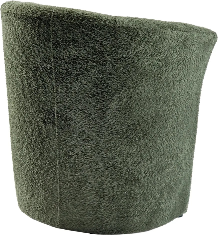 Klub fotel, zöld Coral anyag, CUBA