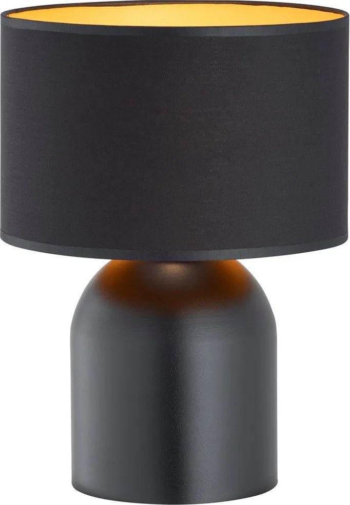 Emibig modern asztali lámpa aspen fekete arany emi1323/ln1